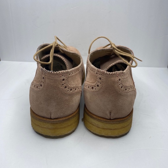 WALK LONDON DUKE SUEDE OXFORD BROGUE SHOES - SIZE 11 - Picture 4 of 5